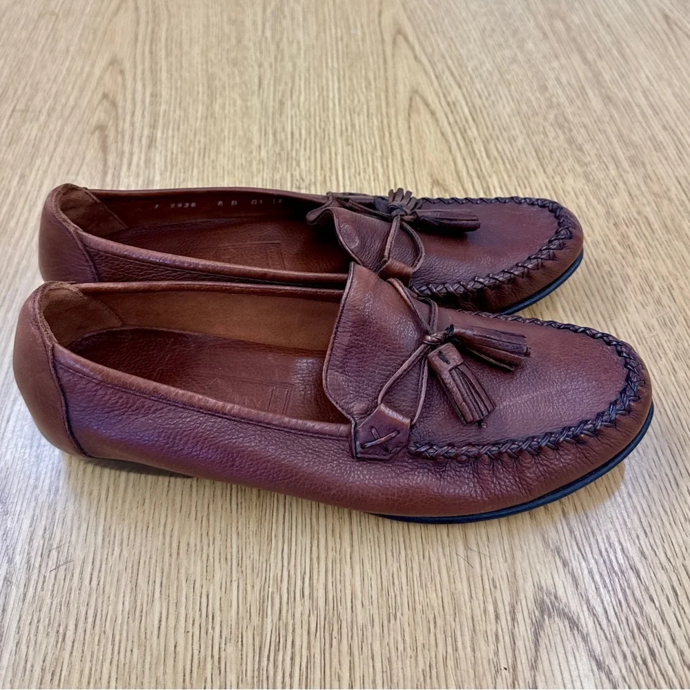 Cole Haan Women’s Genuine Leather Country Tassel Loafers Hand-sewn Moccasin 8B